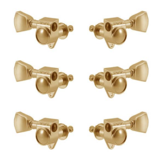 Grover 102GK Original Rotomatic 3 a side Tuners in Gold 