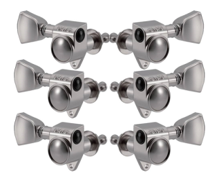 Grover 102NK Original Rotomatic 3 a side Tuners in Nickel 