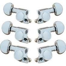 Grover Machine Mini Rotomatics Locking machine Heads - Chrome 205C