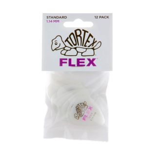 Tortex Flex Standard plectrums 1.14 mm (12 PACK)
