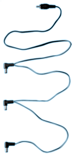CIOKS Special 3-way daisy chain Flex, 50+30+30cm (black)
