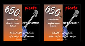 Picato 650's Mandolin Phosphor Bronze Ball End
