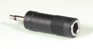 1/4" mono jack to 1/8" mini jack