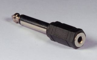 1/8" mini jack to 1/4" mono plug