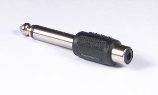 RCA phone jack to 1/4" mono jack