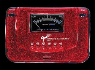 AG6 Guitar and Bass Tuner (Red Sparkle)