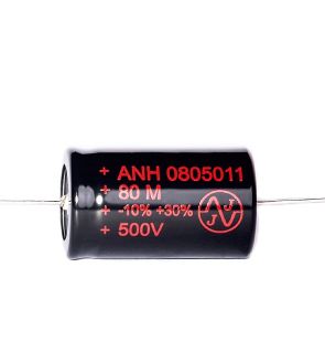 JJ 80uF/500V Axial Capacitor