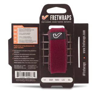 FRETWRAPS, String Muters, Burgandy (Small)