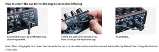 CM-3510-TRS Midi Cable - 15cm