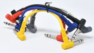 Stereo 1/4" Patch Lead 1Ft (Pack of 6)