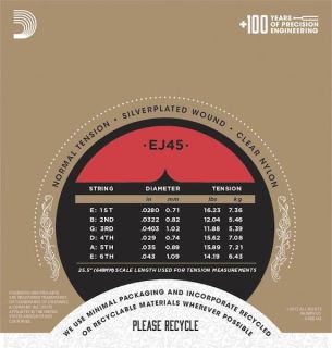 Daddario EJ45 Pro Arte Normal Tension Classical Strings