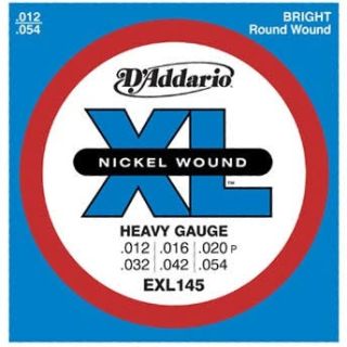 Daddario EXL145 Heavy Plain 3rd 12-54