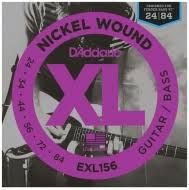 EXL156 Nickel Wound Bass VI Strings (24-84)