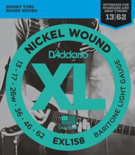 Daddario EXL158 Baritone Guitar Light 13-62