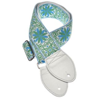Souldier Guitar Strap Miami Turquoise & Lime