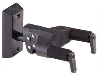Guitar Hanger, Auto Grip, Black Wood Base (GSP38WBK PLUS)