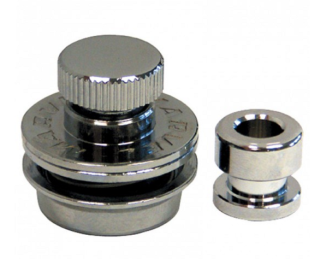Guitar Tech Strap Locks, Chrome  (Pack of 2) GT837