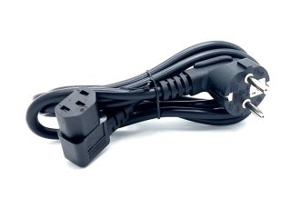 Euro Plug to C13 Mains Lead, 1M