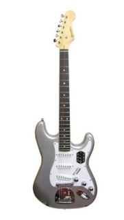 Jansen Invader Electric Guitar - Metallic Silver