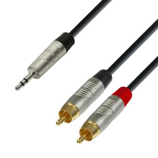 2 x RCA x Minijack TRS - 1.5m -  YWCC 0150 Y-Cable - Rean®