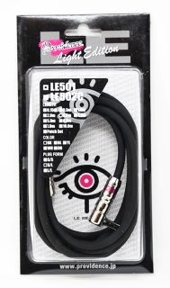 Providence LE501 Black Link Guitar Cable, 3M Angled / Straight