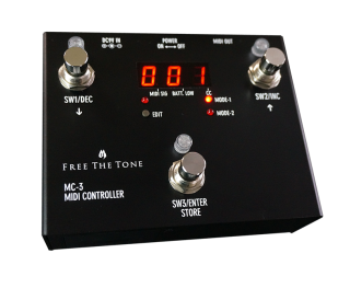Free The Tone MC-3 Programmable  Midi Controller