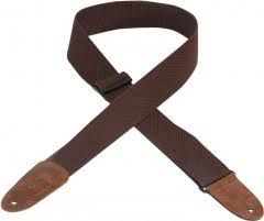 Levys MC8-BRN 2 Inch Cotton Guitar Strap (Brown)
