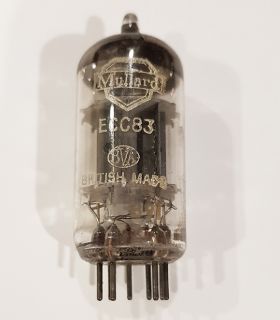 Mullard Ecc83 - Long Plate