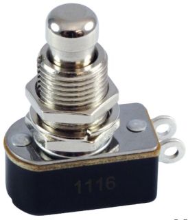 SPST, Momentary, Solder Lugs, Soft Switch