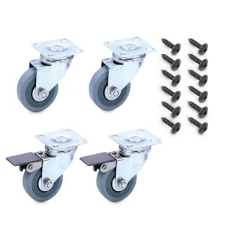 Palmer Cab Castor set with 4 castors incl. screws for bass or guitar cabinets
