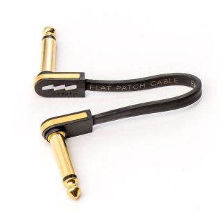 EBS Premium Gold Flat Patch Jack Cable (10cm)