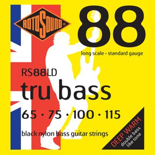 Tru Bass 88 (Black Nylon Flatwound) - Long Scale