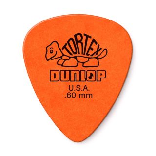 Dunlop Tortex Standard Guitar Pick .60mm (Single Pic)