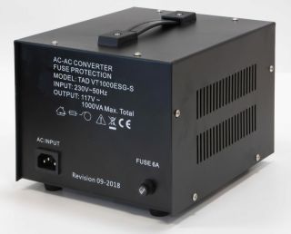 Stepdown transformer with enclosure 1000VA