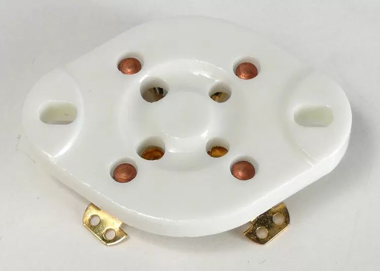 4-Pin 300B Socket with Gold Pins – High Quality Tube Base for Audio & Amps