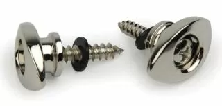 Daddario, Elliptical End Pins - Chrome