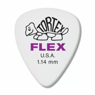 Tortex Flex Standard plectrums 1.14 mm (12 PACK)