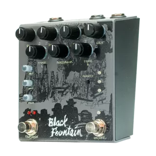 Black Fountain Stereo, Stereo Oil Can Delay (Slate)