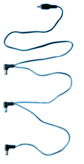 CIOKS Special 3-way daisy chain Flex, 50+30+30cm (black)