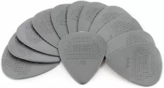 Dunlop Nylon Standard Max Grip Guitar Picks 12 Pack (.73mm)