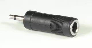 1/4" mono jack to 1/8" mini jack