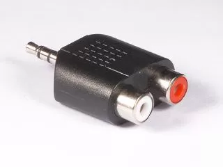 2 x RCA phono to 1/8" mini jack AD-13