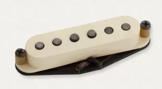 Seymour Duncan Antiquity II Strat Surfer (Custom Bridge)  Bright, punchy, and aged to perfection, with added output to beef up your bridge position.  Description The Antiquity II Surf for Strat Custom Bridge pickup is wound to have extra midrange and outp