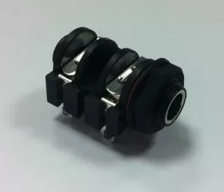 Mono input jack, 4 solder terminals, switched BJ102