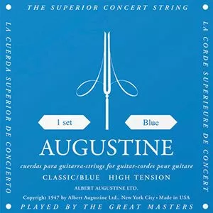 Augustine Blue Label Classical Guitar Strings - High Tension