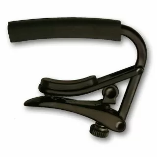 Shubb C4K Capo Noir Radically Curved Capo, Black Chrome