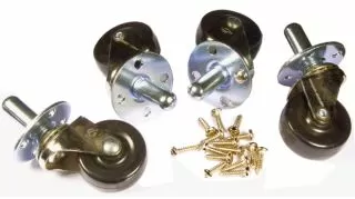 Fender Caster Wheels with Hardware (Set of 4)