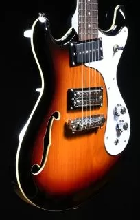 Danelectro 66 Guitar in 3 Tone Sunburst