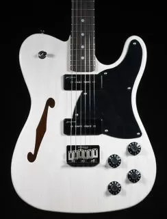 Revelation RFT F-Hole P90 Tele in Trans White