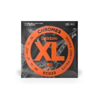 10-48 Extra Light, XL Chromes Electric Guitar Strings (ECG23